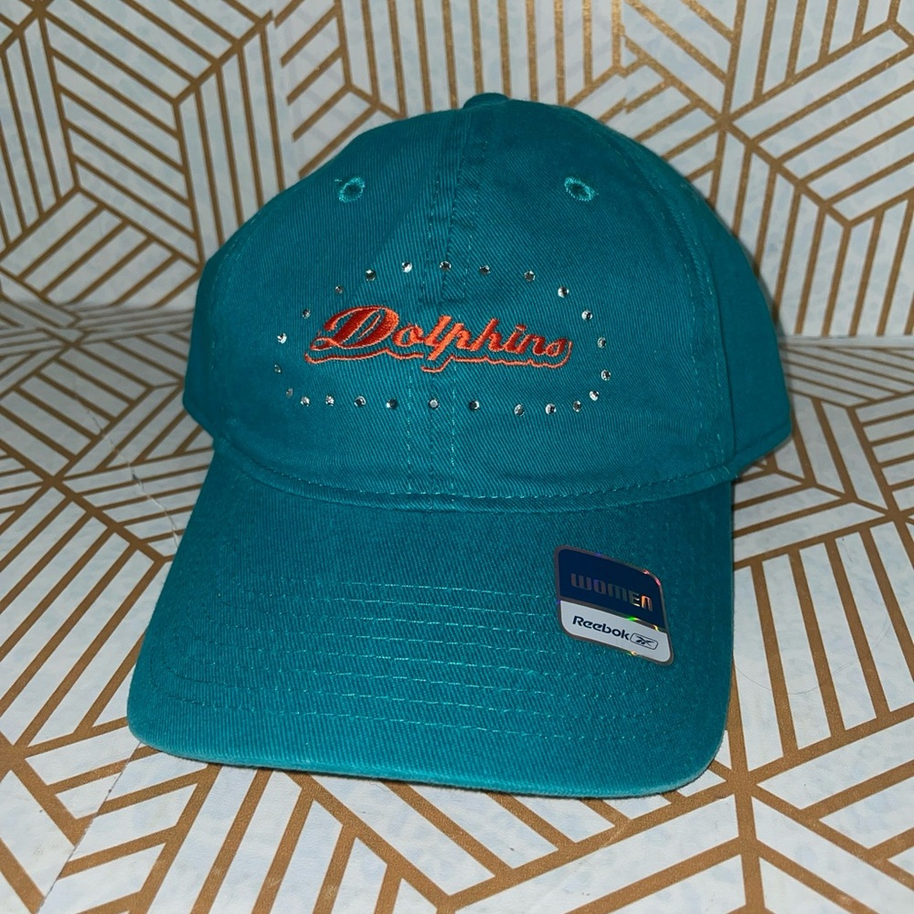 Miami Dolphins Womens Teal Reebok Adjustable Strapback hat cap New Nfl